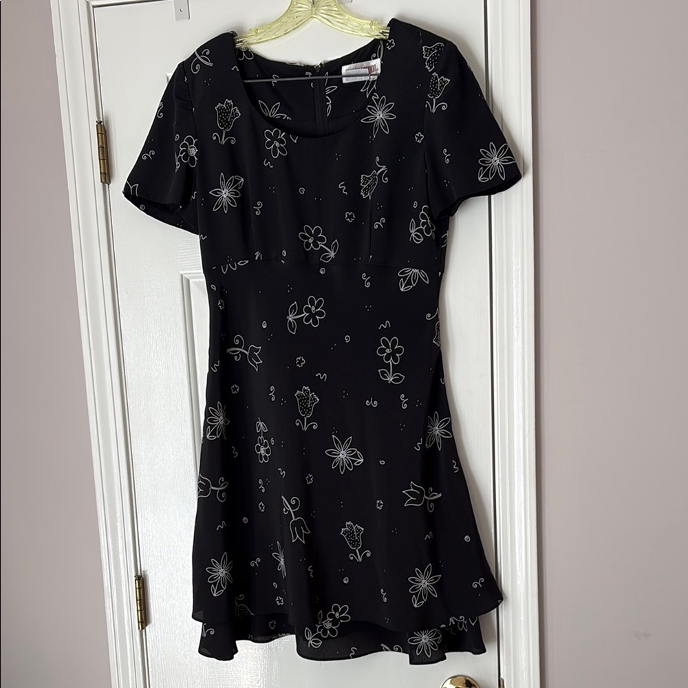 Maggy London Black y2k Mini Dress